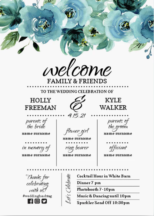 personalised wedding invitation